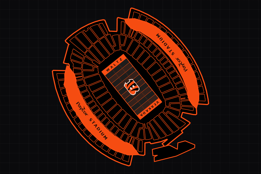 Paycor Stadium schematic
